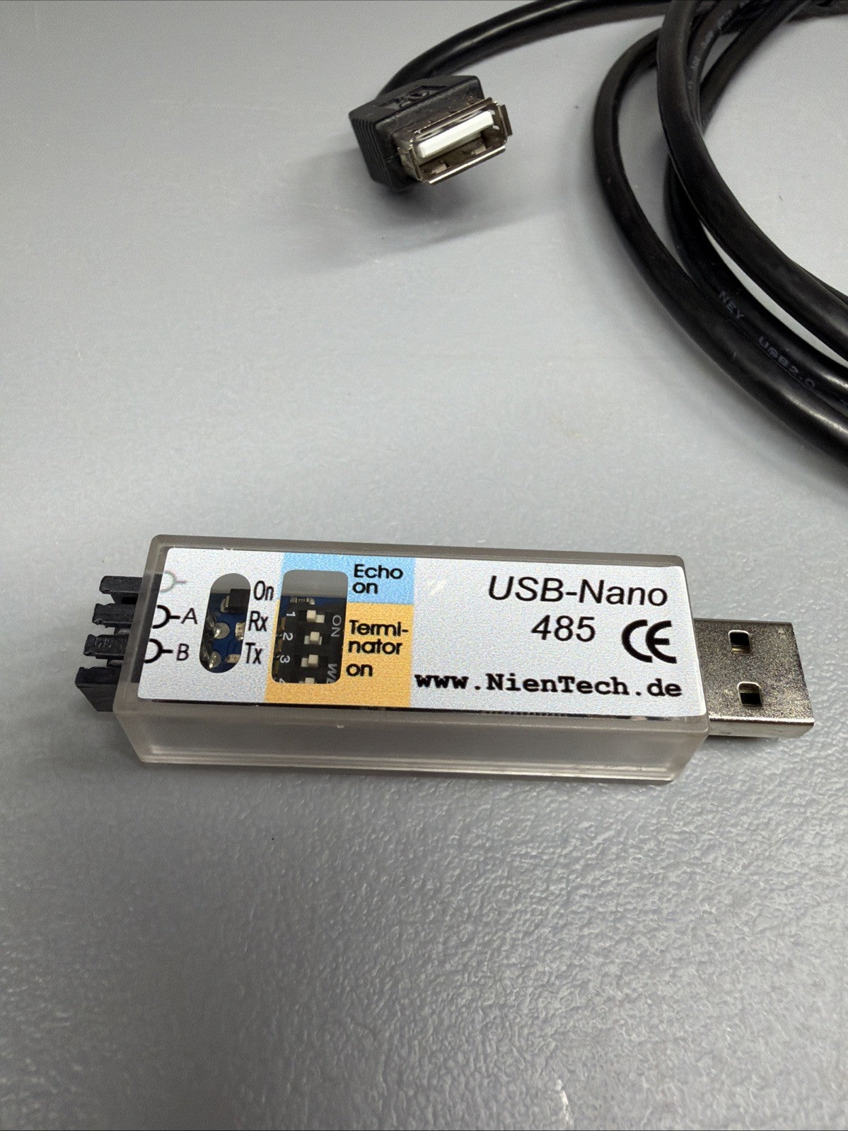 NIENTECH USB-NANO 485 USB to RS-485 Industrial Converter Open Box (1.3.2b)