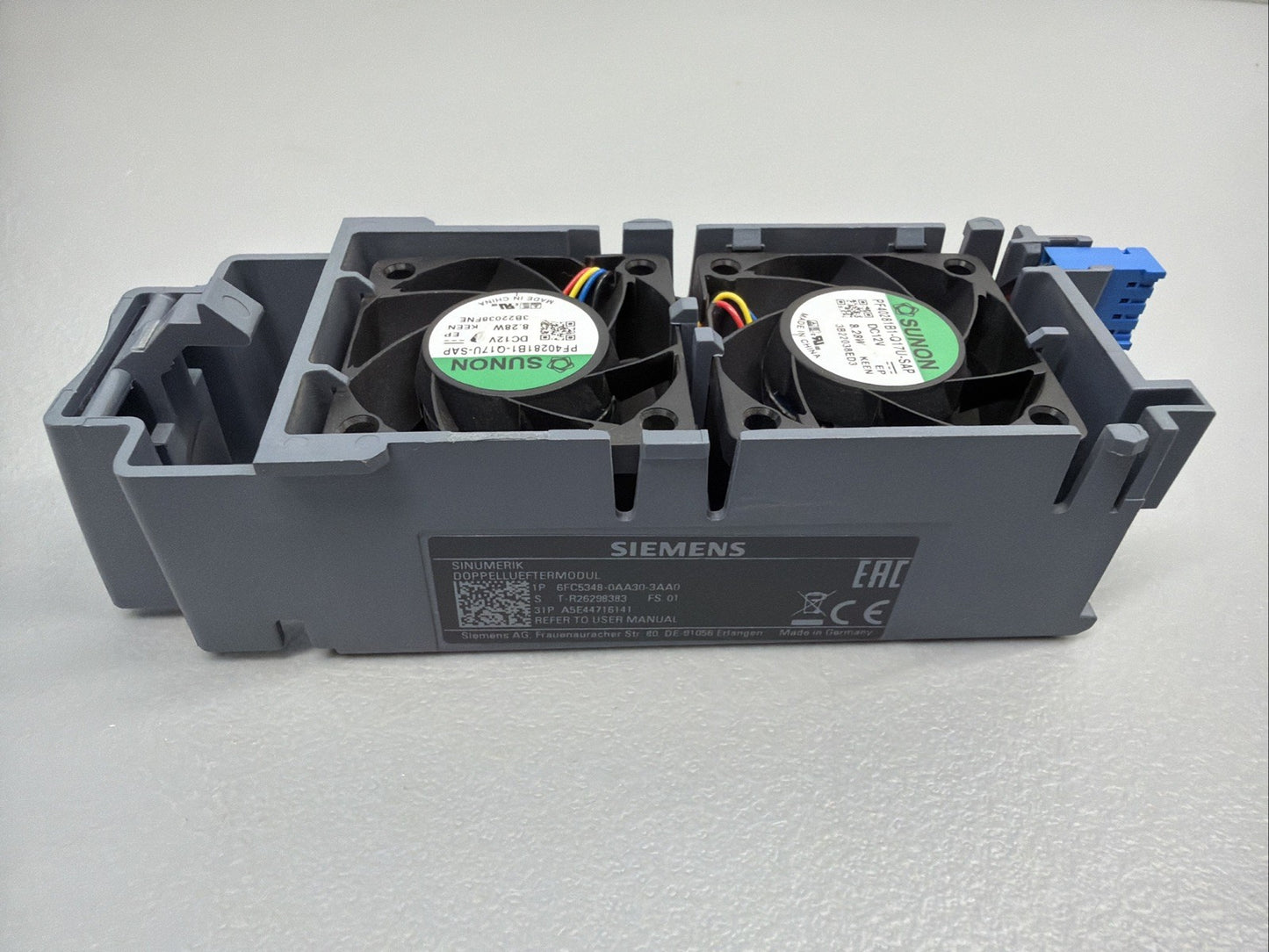 Siemens 6FC5348-0AA30-3AA0 SINUMERIK Dual Fan Module New Open Box (1.2.2)
