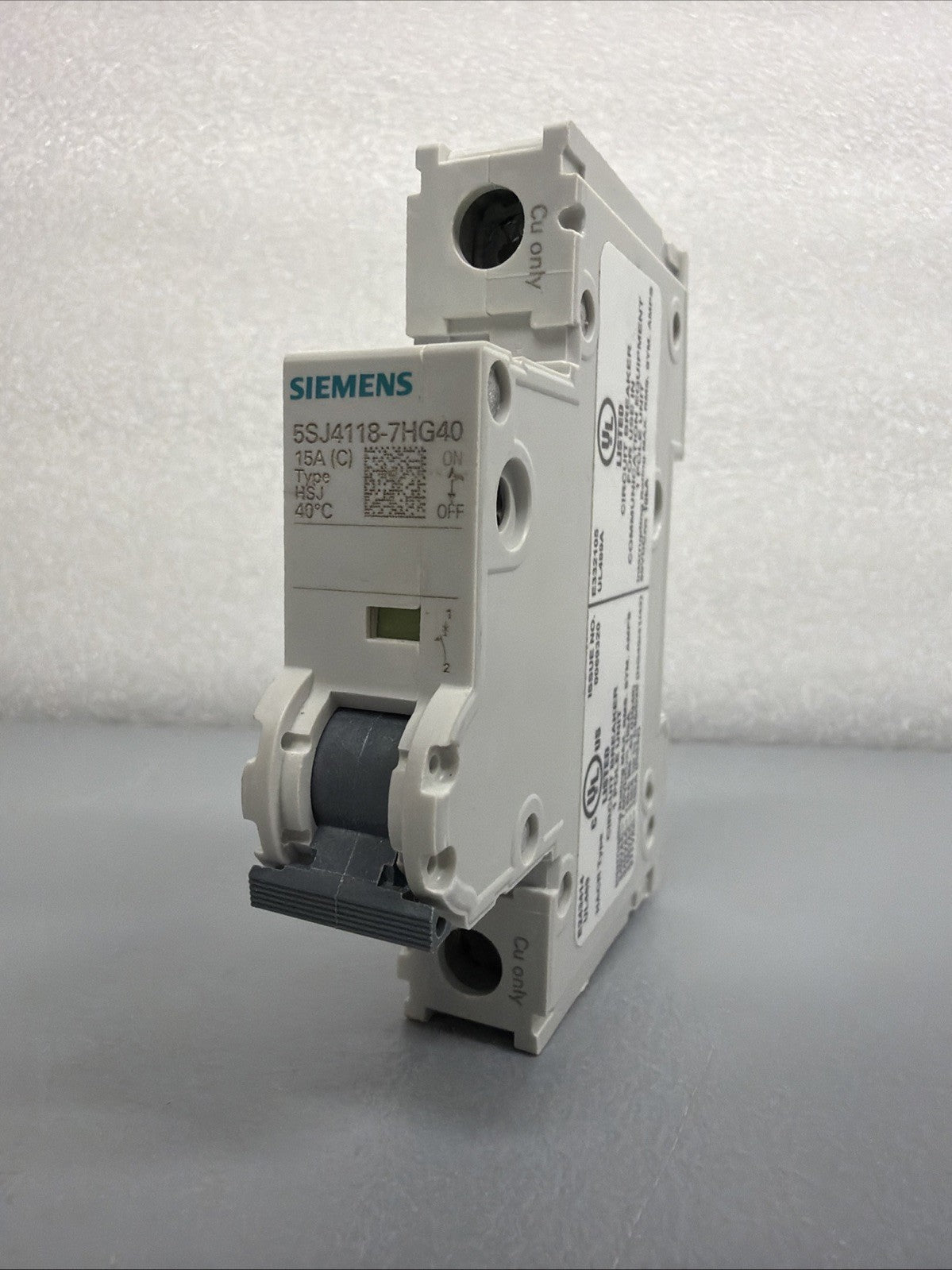 Siemens 5SJ4118-7HG40 Miniature Circuit Breaker MCB New Open Box (1.3.4B)