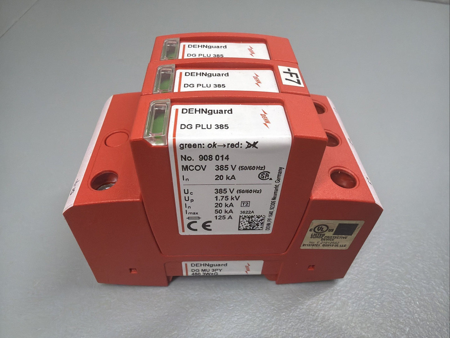 DEHNguard DG MU 3PY 908314 w DGPLU385 908014 Surge Protector Open Box (1.3.2)