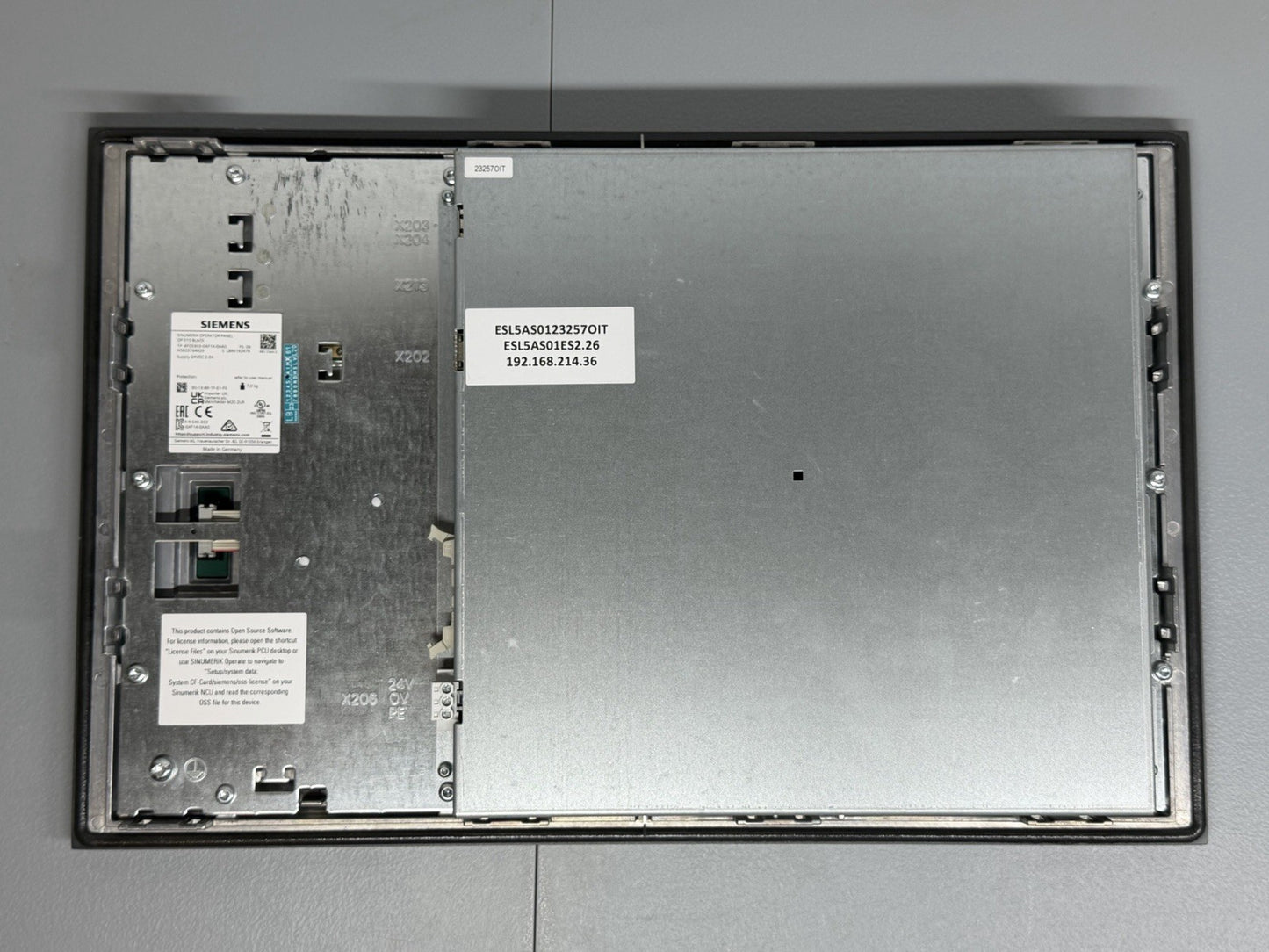 Siemens 6FC5303-0AF14-0AA0 SINUMERIK Operator Panel Open Box (1.2.2)