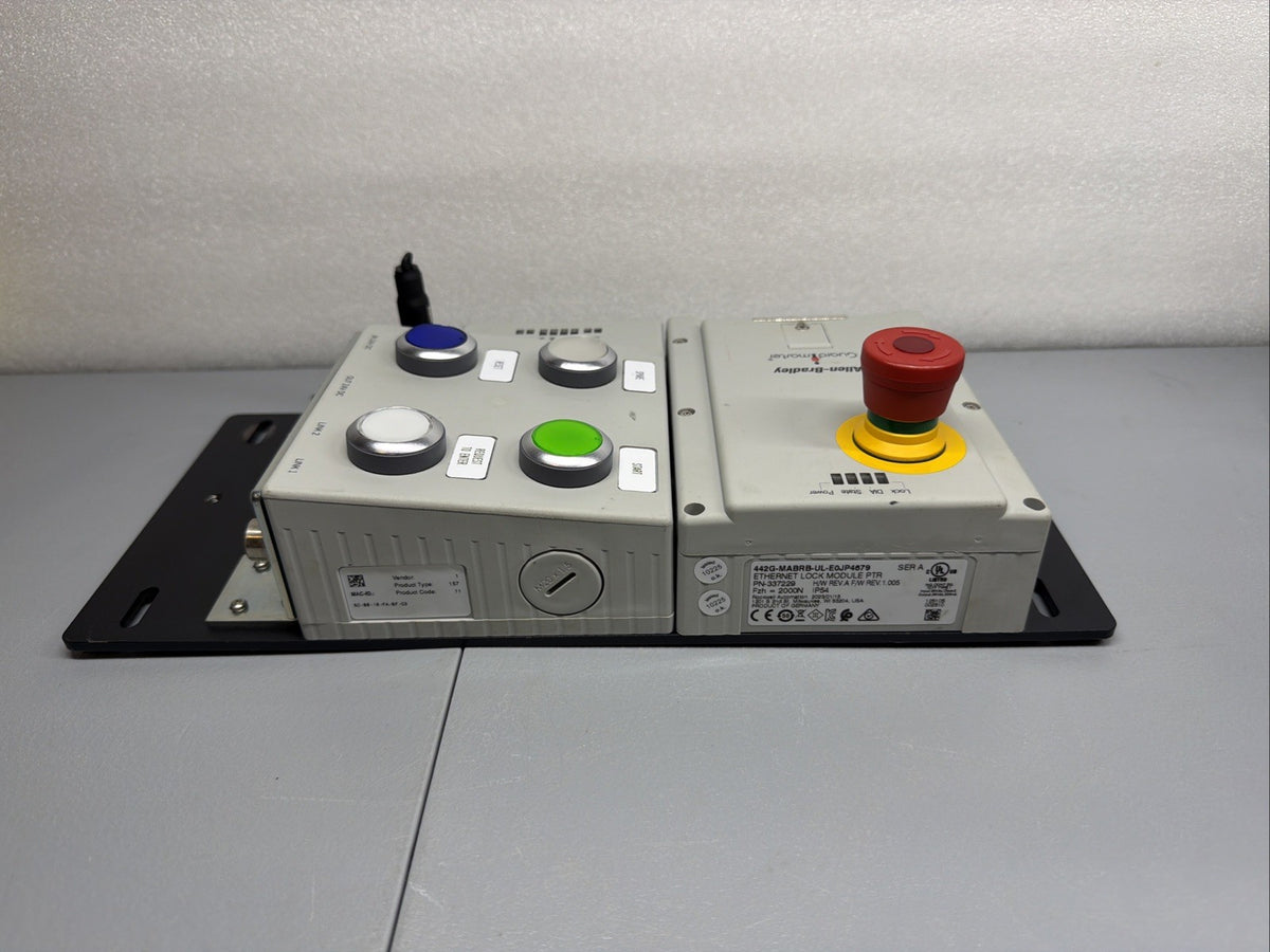 Allen Bradley 442G-MABRB-UL-E0JP4679 Ethernet Lock Module Open Box New (1.2.3B)