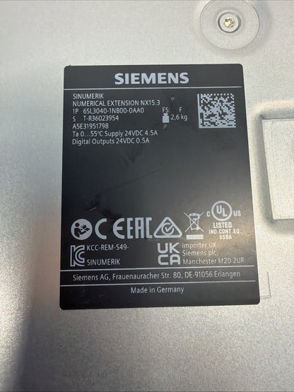 Siemens 6SL3040-1NB00-0AA0 SINAMICS Control Unit New Open Box (1.5.3)