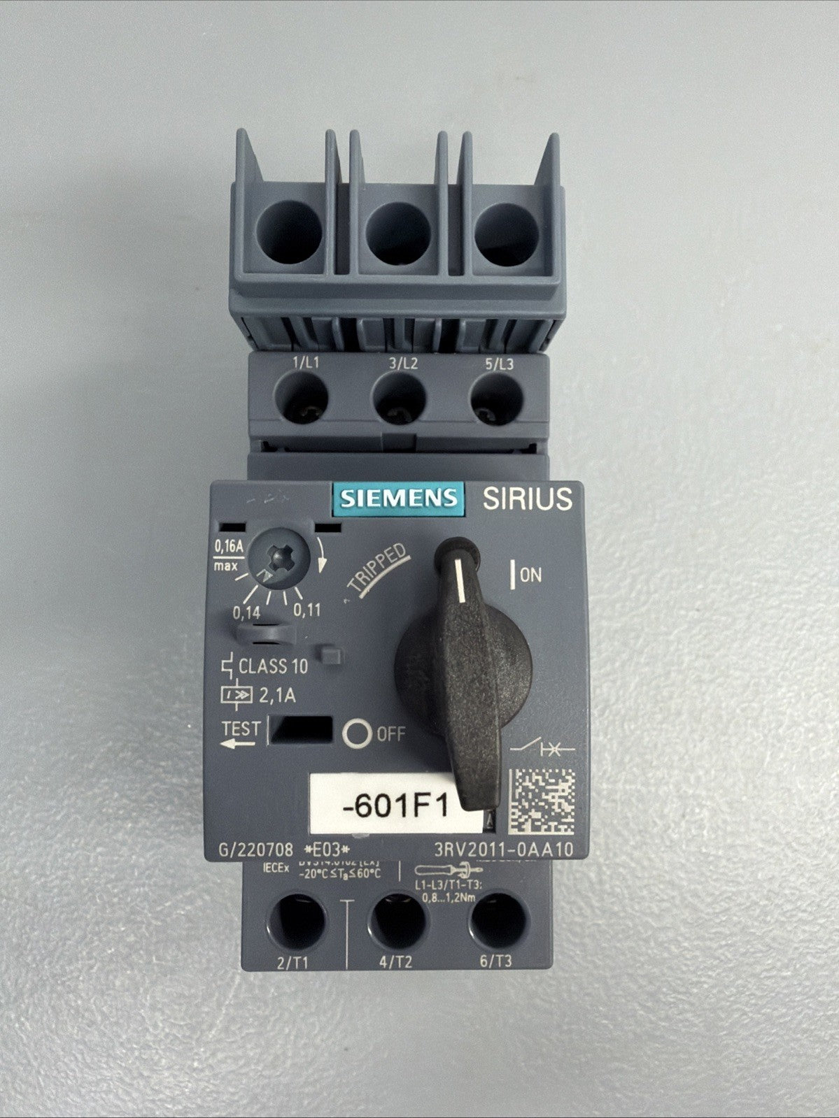 Siemens 3RV2011-0AA10 SIRIUS Motor Starter Protector New Open Box (1.3.2)