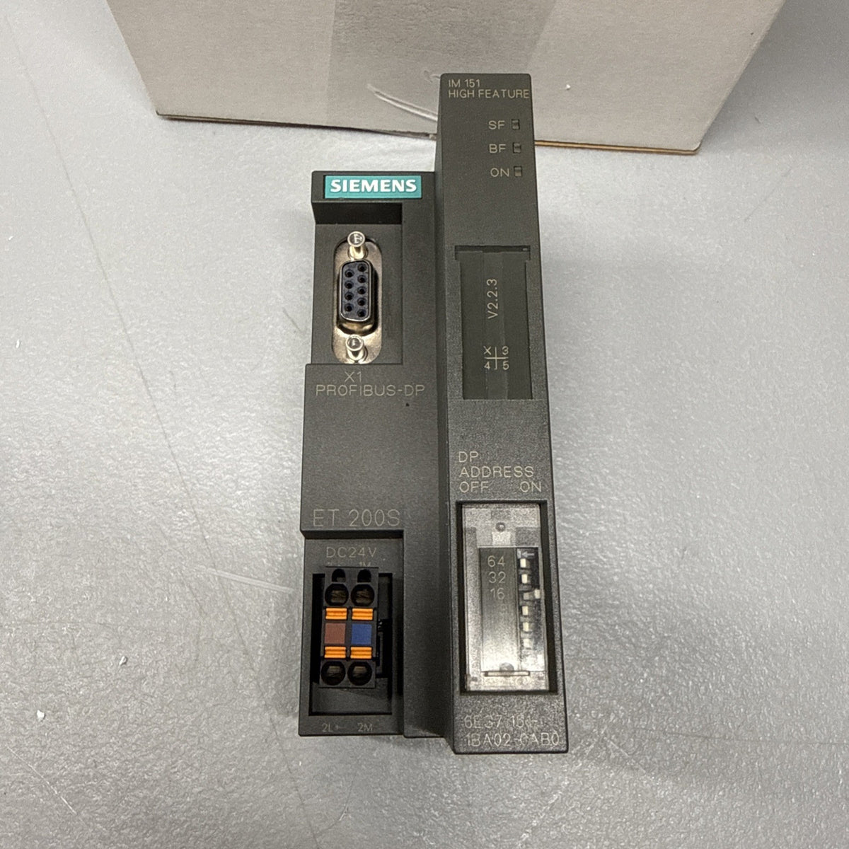 Siemens 6ES7151-1BA02-0AB0 SIMATIC ET 200S IM151-1 New Open Box (1.4.2)