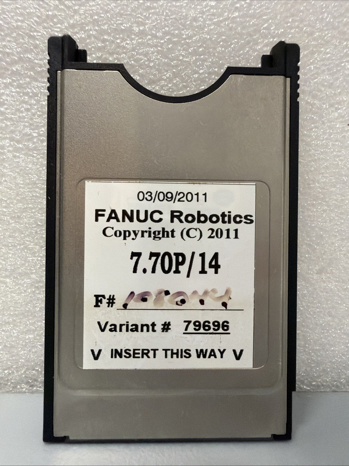 FANUC HandlingTool 7.70P/14 Variant 79696 Software Card w/ PCMCIA Adapter  1.4.2