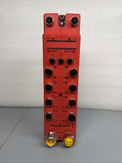 Allen-Bradley 1732ES-IB12XOB4 ArmorBlock Guard I/O Safety Module Open Box(1.2.3)