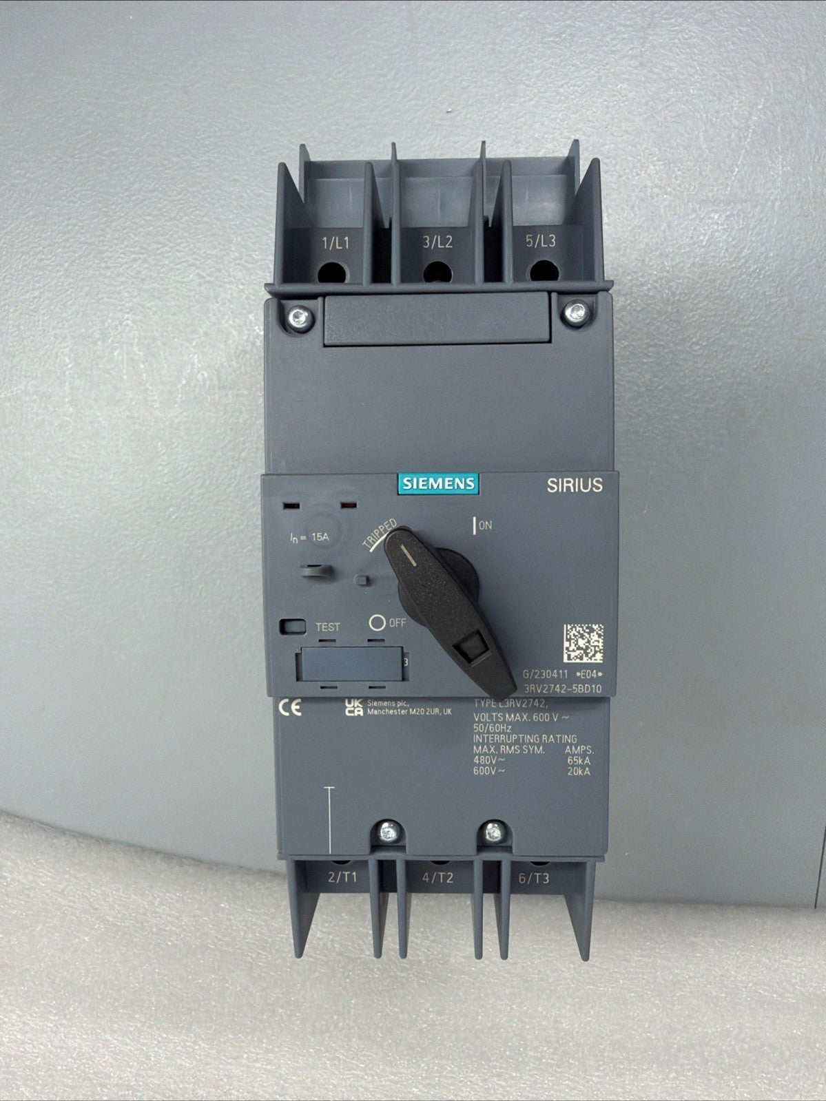 Siemens 3RV2742-5BD10 Motor Starter Protector Circuit Breaker NewOpenBox (1.2.1)