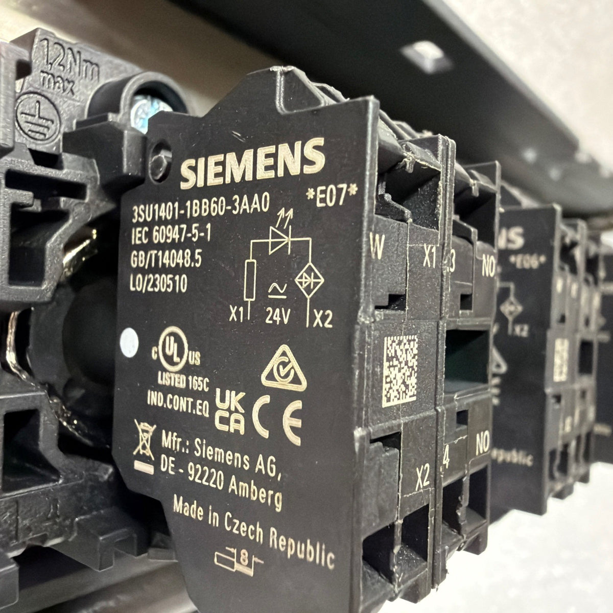 Siemens 6FC5247-0AA43-1AA0 SINUMERIK Panel w/ 6 Pushbuttons New Open Box(1.1.3b)