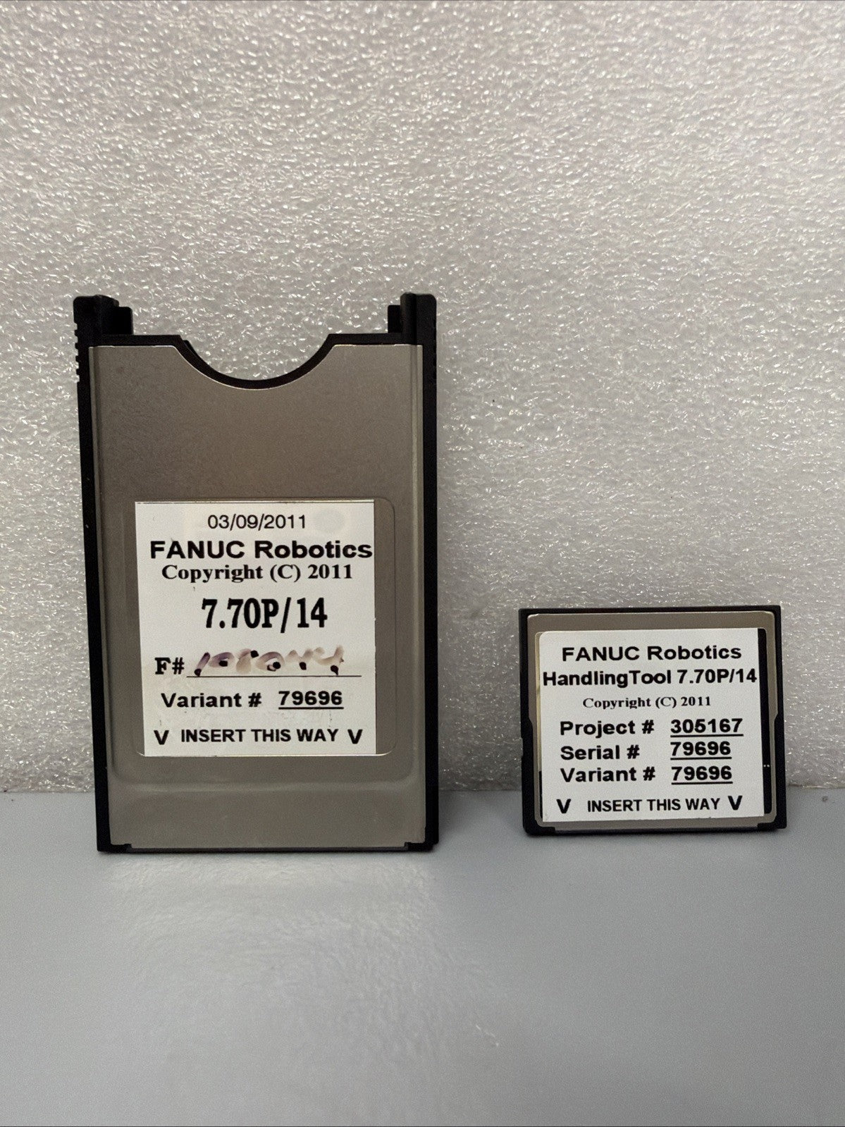 FANUC HandlingTool 7.70P/14 Variant 79696 Software Card w/ PCMCIA Adapter  1.4.2