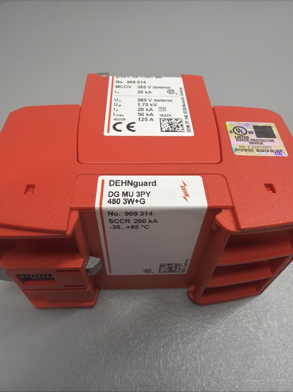 DEHNguard DG MU 3PY 908314 w DGPLU385 908014 Surge Protector Open Box (1.3.2)