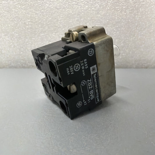 Telemecanique ZB2-BV6 Pilot Light Body BA9S 2.6W 380V w/ Bulb (1.4.2)