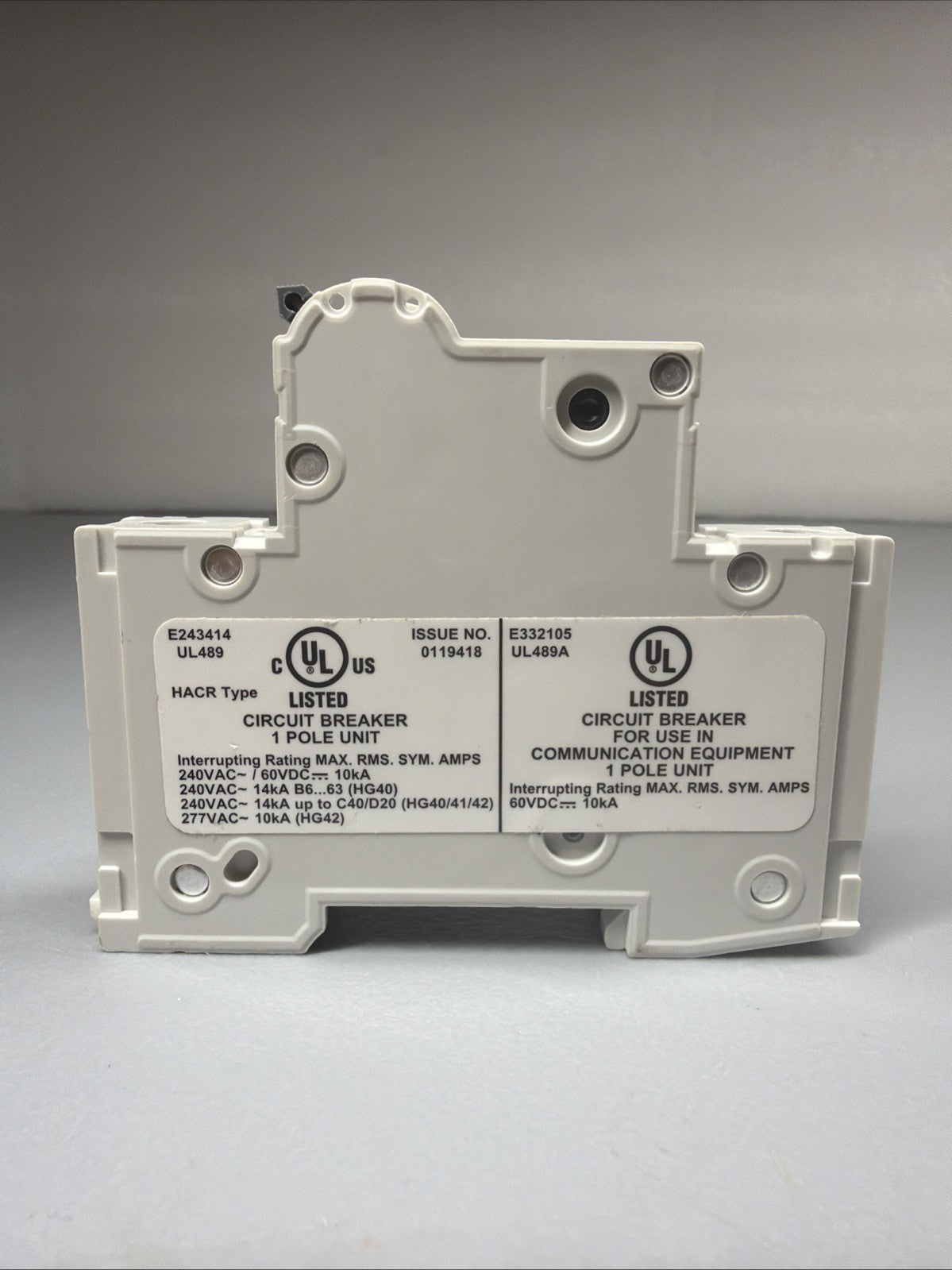 Siemens 5SJ4150-7HG40 SENTRON 4-Pole 50A Circuit Breaker Open Box (1.3.4)