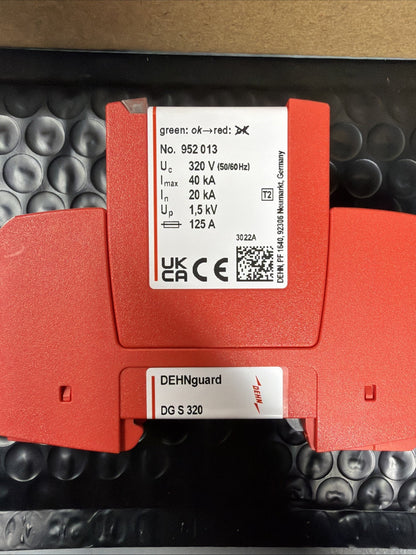 DEHNguard 952 013 DG MOD 320 Surge Protection Module New Open Box (1.4.2b)