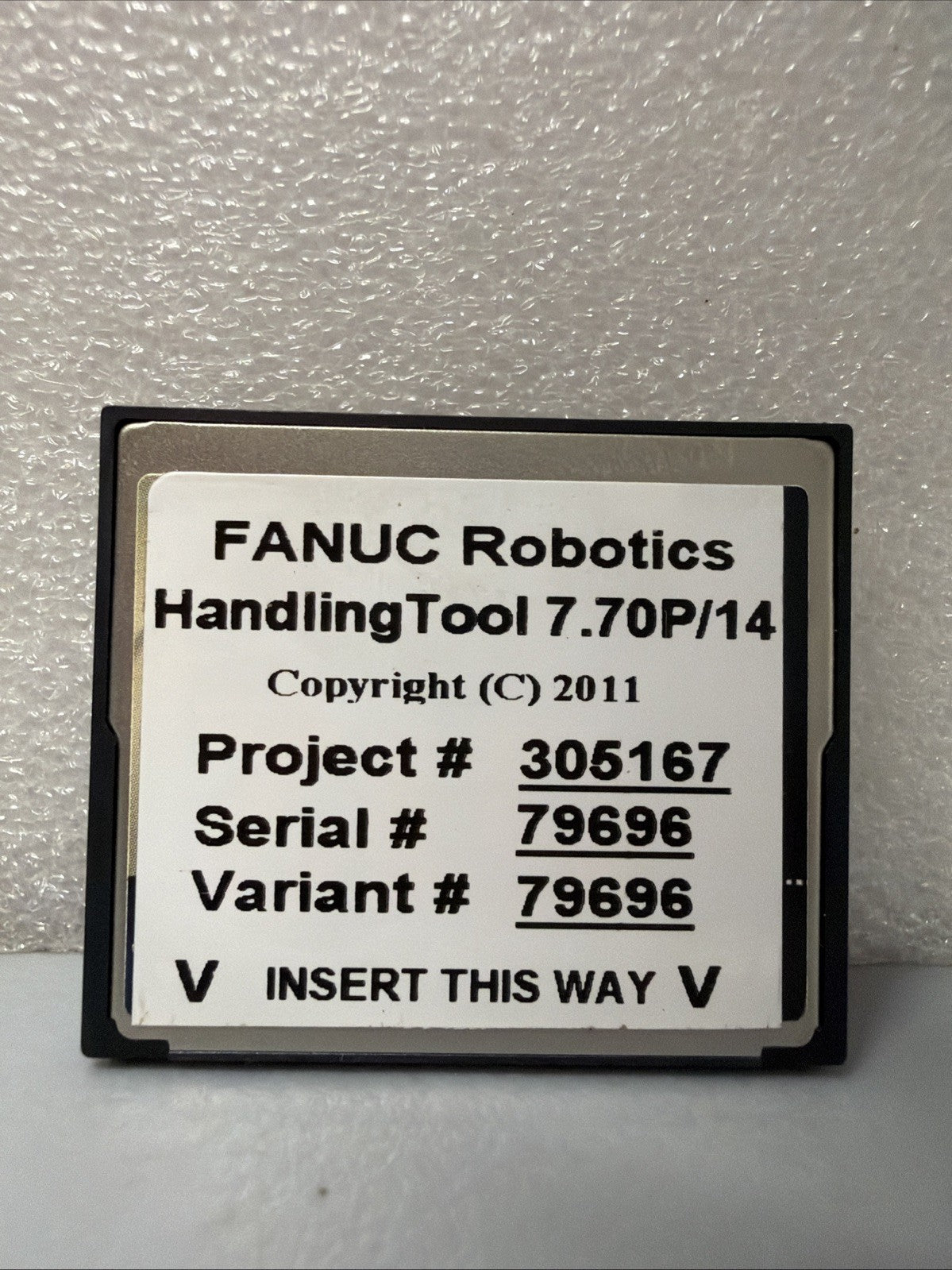 FANUC HandlingTool 7.70P/14 Variant 79696 Software Card w/ PCMCIA Adapter  1.4.2