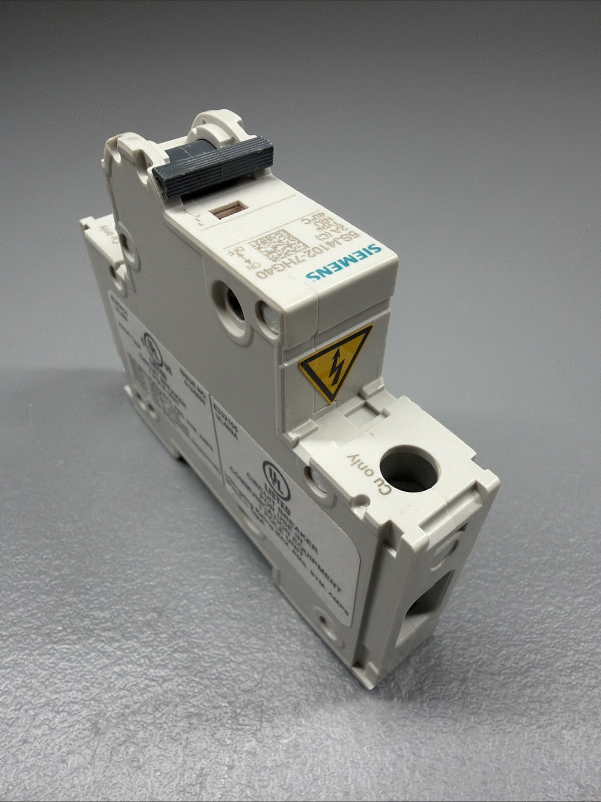 Siemens 5SJ4102-7HG40 SENTRON 1-Pole 2A Circuit Breaker Open Box (1.3.4)