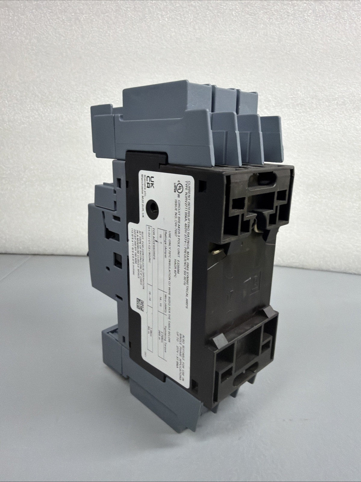 Siemens 3RV2711-4AD10 SIRIUS Circuit Breaker 11-16A NewOpen Box (1.4.4)