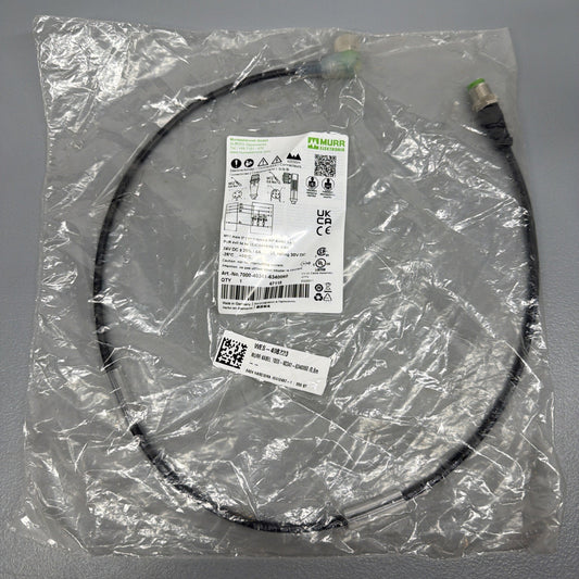 Murr Elektronik 7000-40341-6340060 M12 Male Female Cable 0.6m New Sealed 143