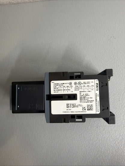 Siemens 3RT2016-1BB42 Contactor 24V DC w/ 3RH2911 3RT2916 New Open Box (1.4.3B)