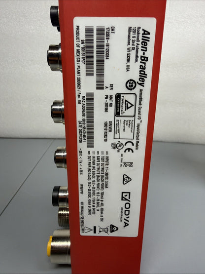 Allen-Bradley 1732ES-IB12XOB4 ArmorBlock Guard I/O Safety Module Open Box(1.2.3)