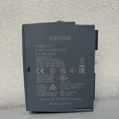 Siemens 6ES7132-6BF00-0CA0 SIMATIC ET 200SP DQ 8x24VDC New Open Box (1.4.2)
