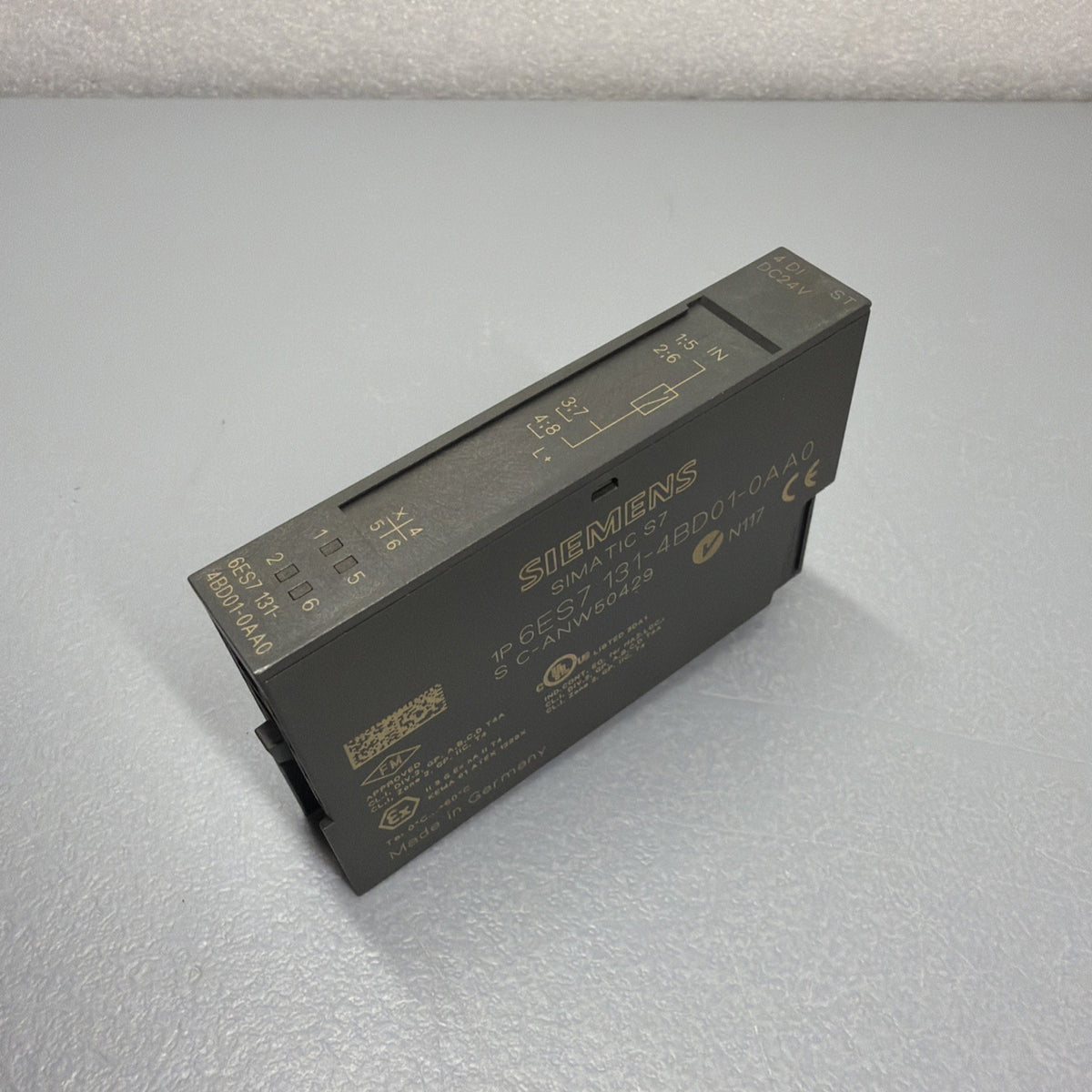 Siemens 6ES7131-4BD01-0AA0 ET 200S 4DI 24V DC Digital Input New Open Box (1.4.2)
