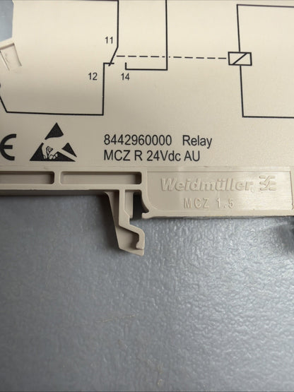 Weidmüller 8442960000 MCZ R 24VDC 5UAU Relay Module New Open Box (1.2.2)