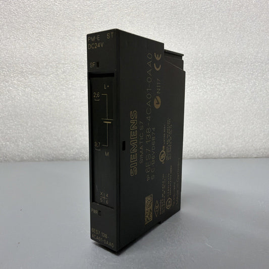 Siemens 6ES7138-4CA01-0AA0 ET 200S PM-E 24VDC Power Module New Open Box (1.3.2)