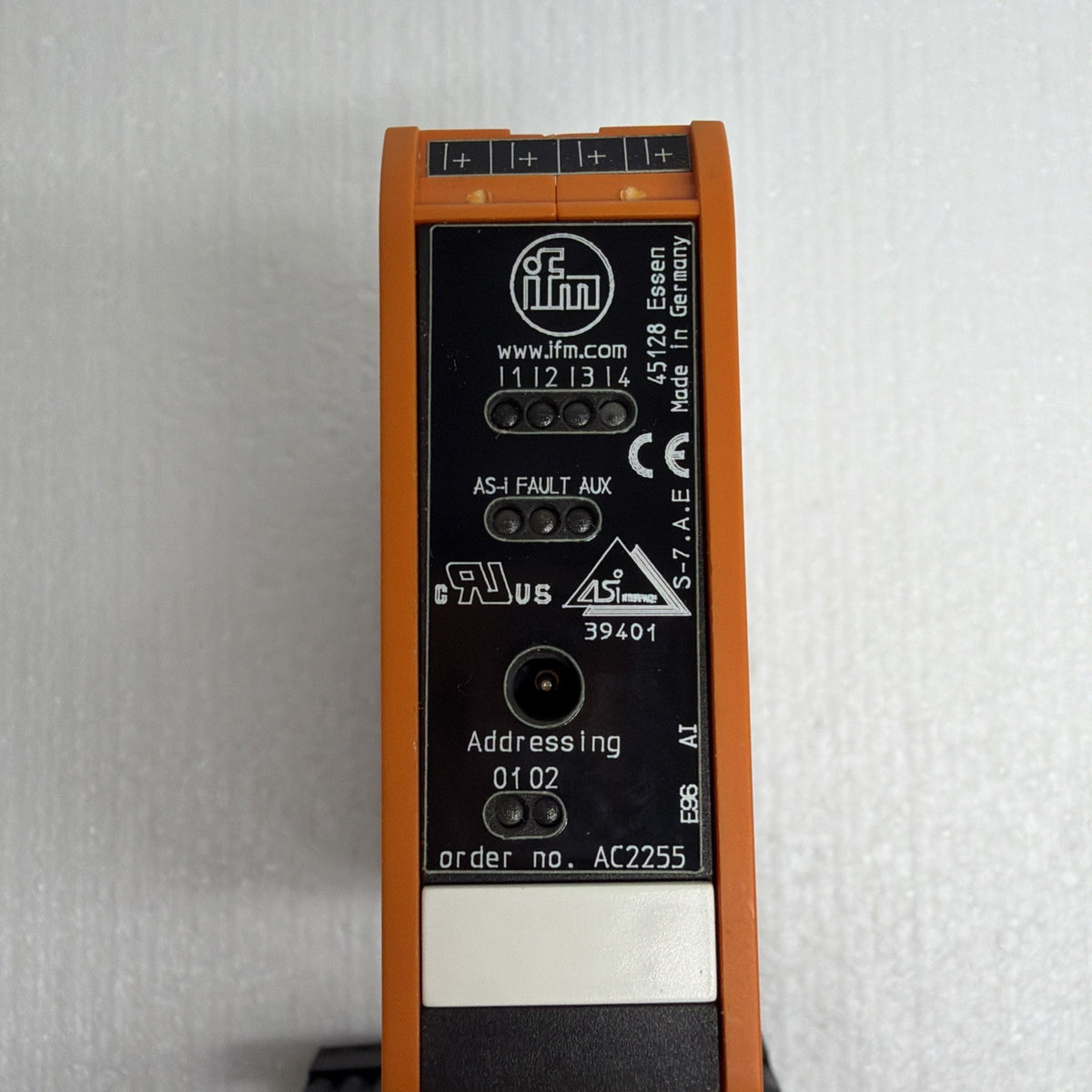 IFM AC2255 AS-i Safety Monitor Safety Relay Module 24VDC New Open Box (1.2.1)
