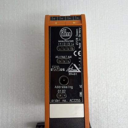 IFM AC2255 AS-i Safety Monitor Safety Relay Module 24VDC New Open Box (1.2.1)