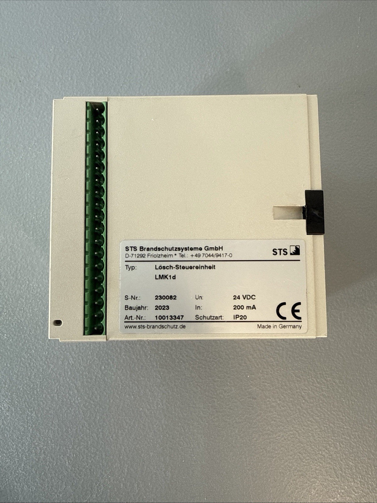 STS Brandschutzsysteme LMK1 Fire Protection Control Unit New Open Box (1.3.3)