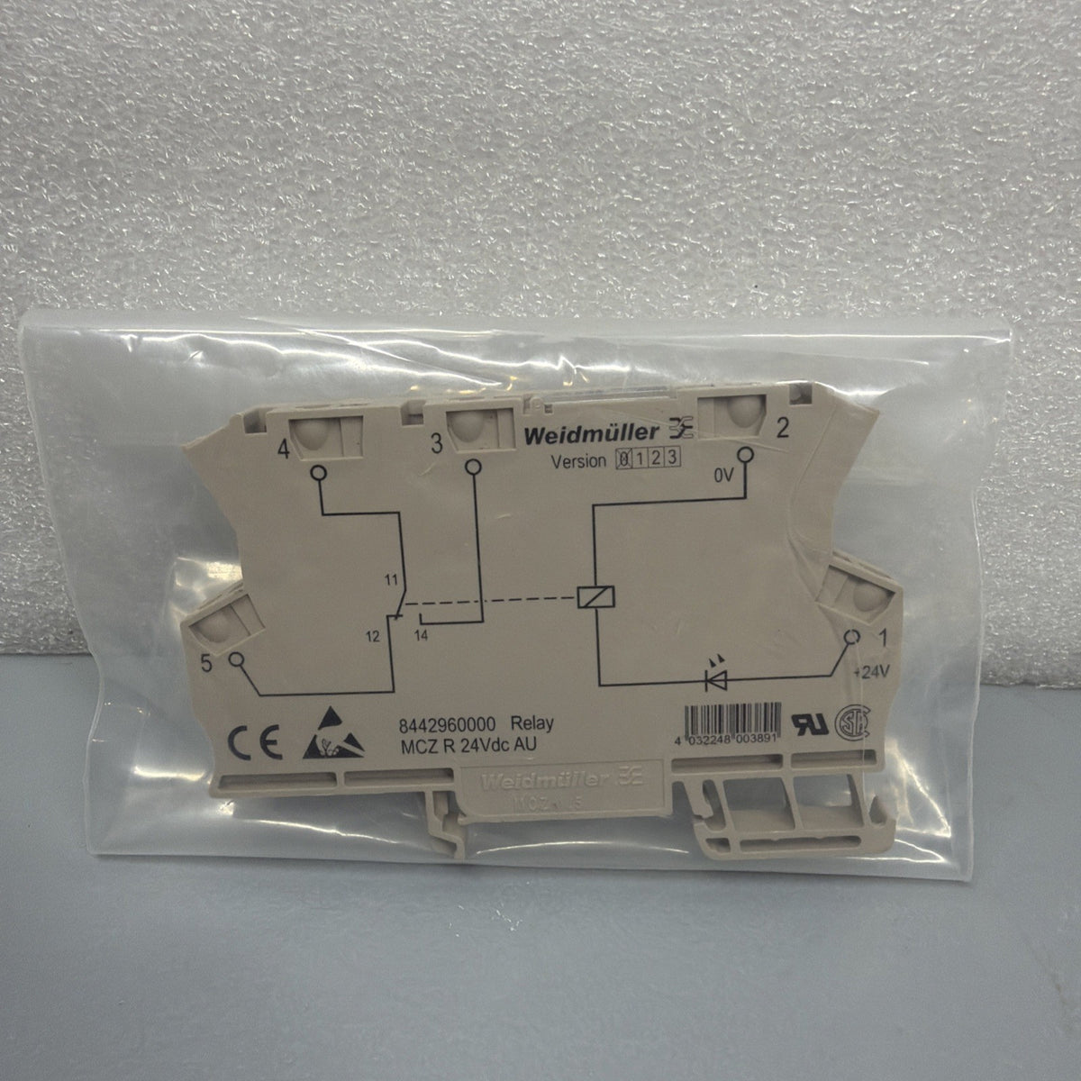 Weidmüller 8442960000 MCZ R 24VDC 5UAU Relay Module New Open Box (1.3.2)