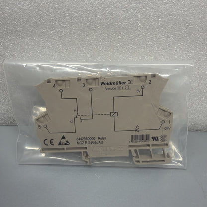 Weidmüller 8442960000 MCZ R 24VDC 5UAU Relay Module New Open Box (1.3.2)