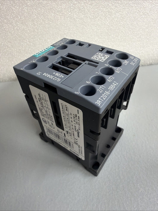Siemens 3RT2016-1BB42 SIRIUS Contactor 24V DC New Open Box (1.4.3B)